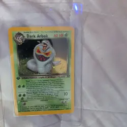Pokemon TCG Team Rockets Dark Arbok Holo Card 2/82 Mint Condition - Image 1