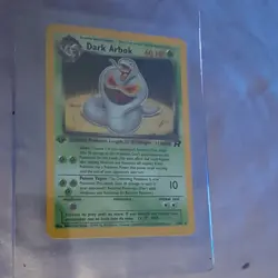Pokemon TCG Team Rockets Dark Arbok Holo Card 2/82 Mint Condition - Image 2