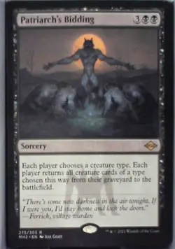 Patriarch's Bidding - Modern Horizons 2: #275, Magic: The Gathering Nm C252 - Image 1