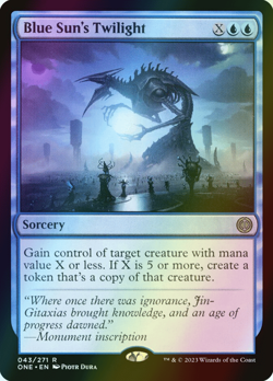 MTG Blue Sun's Twilight Foil ** Phyrexia: All Will Be One ** English - Image 1