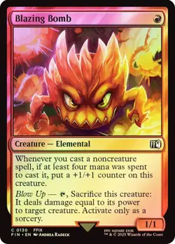 Foil Blazing Bomb [FINAL FANTASY] MTG - Image 1