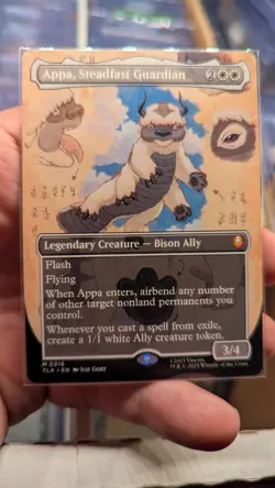 1x Aapa Steadfast Guardian Borderless NM - Magic MTG TLA Avatar x1 - Image 1