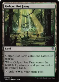 Golgari Rot Farm U Commander 2016 298 LP-MP MTG - Image 1