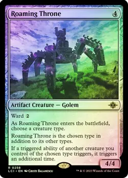 Roaming Throne *Foil* - LCI - NM - Magic The Gathering - MTG - Image 1