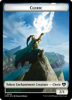 MTG {Cleric Token} // {Elf Warrior Token} - Commander Masters #T62T72 - Image 1