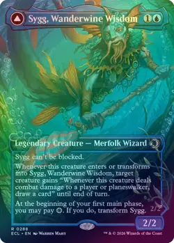 (BORDERLESS FOIL) Sygg, Wanderwine Wisdom (288) - Lorwyn Eclipsed (ECL) - MTG - Image 1