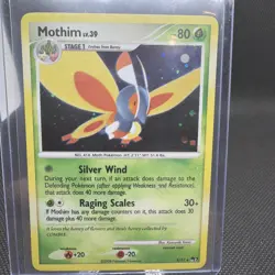 Pokemon TCG Mothim 005/017 POP Series 7 Rare card Holofoil LP - Image 1