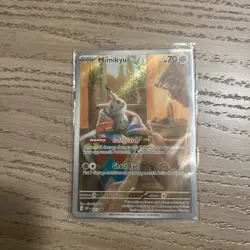 Pokemon TCG Mimikyu Scarlet & Violet SVP 075 Holo Promo Card Sealed, Near Mint - Image 1