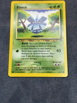 Pokemon TCG Pineco 61/75 Neo Discovery Set Unlimited Common - Image 3