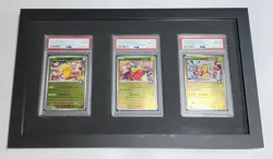 PSA 10 Japanese Pikachu Promo Set (3) - Pokemon Center Tohoku Hiroshima Fukuoka - Image 1