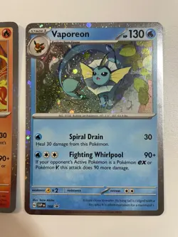 Pokemon TCG: 2025 Prismatic Evolutions Promo Flareon, Jolteon, Vaporeon SVP 167 - Image 5