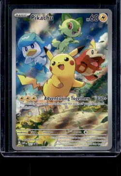Pikachu SVP027 - Pokemon TCG - SV Paldea Evolved - Black Star Promo - Image 1