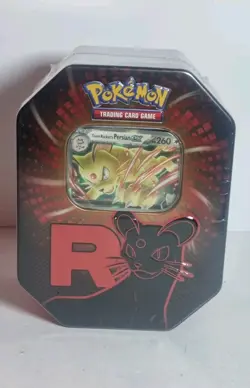 Pokemon TCG Destined Rivals Team Rocket’s Mewtwo Tin New & Sealed - Image 1