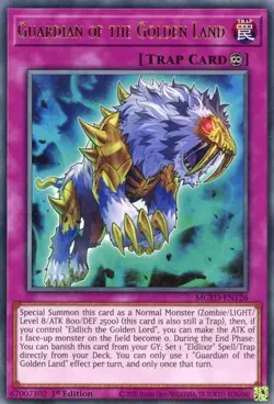 x3 Guardian of the Golden Land MGED-EN126 Rare Yugioh - Image 1