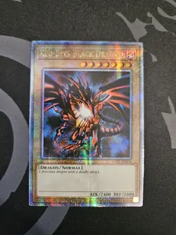 Yu-Gi-Oh! TCG Red-Eyes Black Dragon Quarter Century Secret Rare NM - Image 1