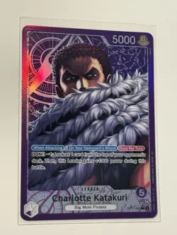 One Piece A Fist Of Divine Speed Charlotte Katakuri OP11-062 Leader Alt Art - Image 2