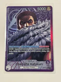 One Piece A Fist Of Divine Speed Charlotte Katakuri OP11-062 Leader Alt Art - Image 3