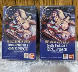 One Piece [OP-14 EB-04] The Azure Sea's Seven Double Pack Set 9 Lot Of 2 Boxes - Image 1