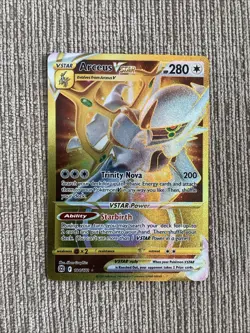 Pokemon TCG Arceus VSTAR 184/172 SWSH Brilliant Stars Secret Rare Card - Image 1