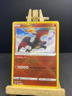 Pokemon Radiant Charizard Crown Zenith 020/159 Radiant Rare Holo Card English - Image 1