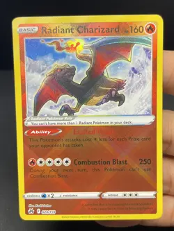 Pokemon Radiant Charizard Crown Zenith 020/159 Radiant Rare Holo Card English - Image 5