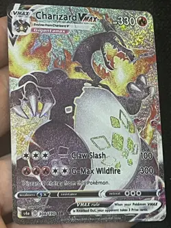 Charizard Custom Card TCG glitter Holo alt art Fan Art Nm - Image 1