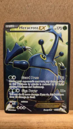 Heracross EX Furious Fists 105/111 Ultra Rare Full Art LP ungraded Pokemon Card - Image 1