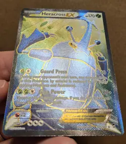 Heracross EX Furious Fists 105/111 Ultra Rare Full Art LP ungraded Pokemon Card - Image 3