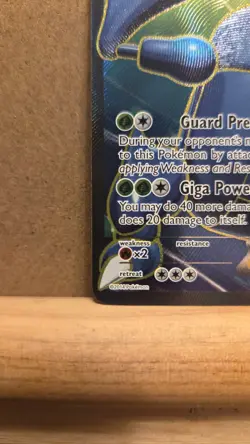Heracross EX Furious Fists 105/111 Ultra Rare Full Art LP ungraded Pokemon Card - Image 5
