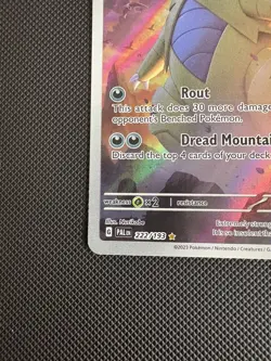 Pokemon TCG Tyranitar Holo Card Scarlet & Violet Paldea Evolved 222/193 - Image 2