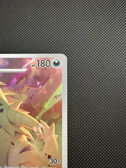 Pokemon TCG Tyranitar Holo Card Scarlet & Violet Paldea Evolved 222/193 - Image 5