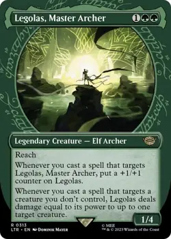 Legolas, Master Archer 0313 Showcase The Lord of the Rings LTR MTG NM - Image 1