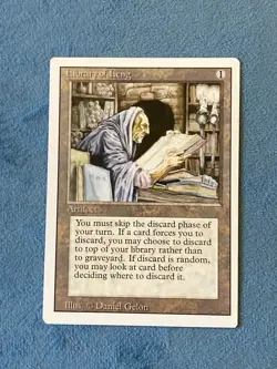Library of Leng, Revised Edition, Magic the Gathering MTG - Image 1
