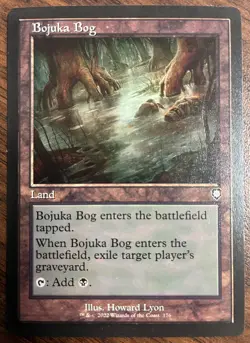 MTG - Bojuka Bog 176 - Retro Frame Non-Foil Brothers' War BRC - NM - Image 1