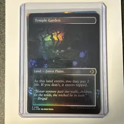 Temple Garden (Borderless) Lorwyn Eclipsed Foil - Image 1