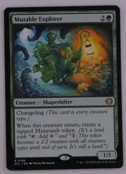 Mutable Explorer Lowryn: Eclipsed ECL 0186 MTG Shapeshifter Changeling - Image 1