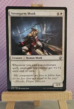 MTG: Strongarm Monk 039/264 - Dragons of Tarkir - NM Condition - Image 1