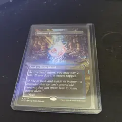 Magic the Gathering MTG Hallowed Fountain ~~ Borderless - Foil Lorwyn Eclipsed - Image 1