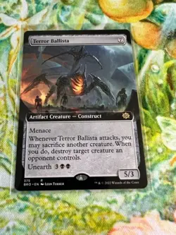 Terror Ballista (Extended Art) MTG: The Brothers' War Pack Fresh - Image 1