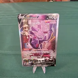 Pokemon Genesect V Ultra Rare Full Art Holo 255/264 Fusion Strike Swsh08 - Image 1