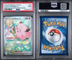 2025 POKEMON JTG EN-JOURNEY TOGETHER #184 LILLIE's CLEFAIRY EX SPECIAL PSA 9 - Image 3