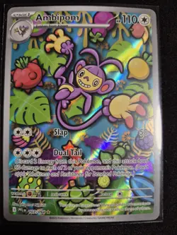 Ambipom (107/094) IR ~ Mint/NM [Me02: Phantasmal Flames] Holo Pokemon (P-18) - Image 1
