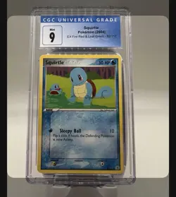 2004 POKEMON EX #82 - SQUIRTLE - FIRE RED & LEAF GREEN - CGC MINT 9 - Image 1