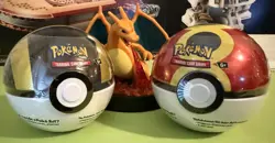 Lot of 2 Tins Sealed 2025 Pokemon Collectors Poke Ball Tins - Image 1
