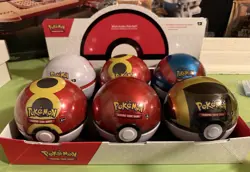 Lot of 2 Tins Sealed 2025 Pokemon Collectors Poke Ball Tins - Image 2