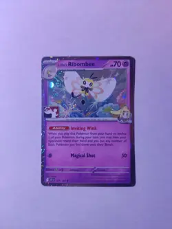 Play! Pokemon Prize Pack 7 Journey Together Cosmo Holo 067/159 Lillie's Ribombee - Image 1