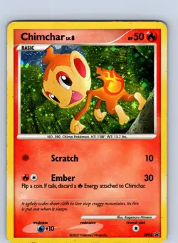 Pokemon tcg: Diamond and Pearl Promos Chimchar #DP02 Promo,Holo .VO5 - Image 1