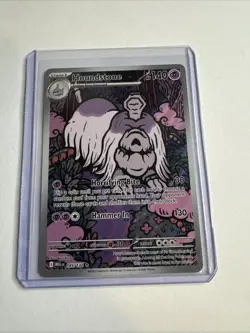 🔥Pokemon TCG Houndstone 145/132 ME01: Mega Evolution Illustration Rare Holo NM - Image 1