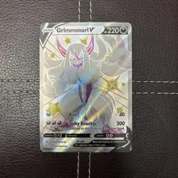 Pokemon TCG - Grimmsnarl V - SV116/SV122 - Shining Fates - NM Shiny Holo Rare - Image 1