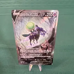 Pokemon Shadow Rider Calyrex V Ultra Rare Full Art Holo 172/198 Chilling Reign - Image 1